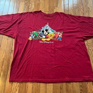 Walt Disney World 2007 Tee Shirt Mickey Stitch Goofy‎ Vacation Donald 3X Trip